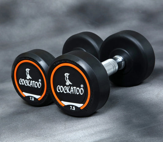 Rubber Dumbbell Set Exercises to Improve Core Strength and Stability