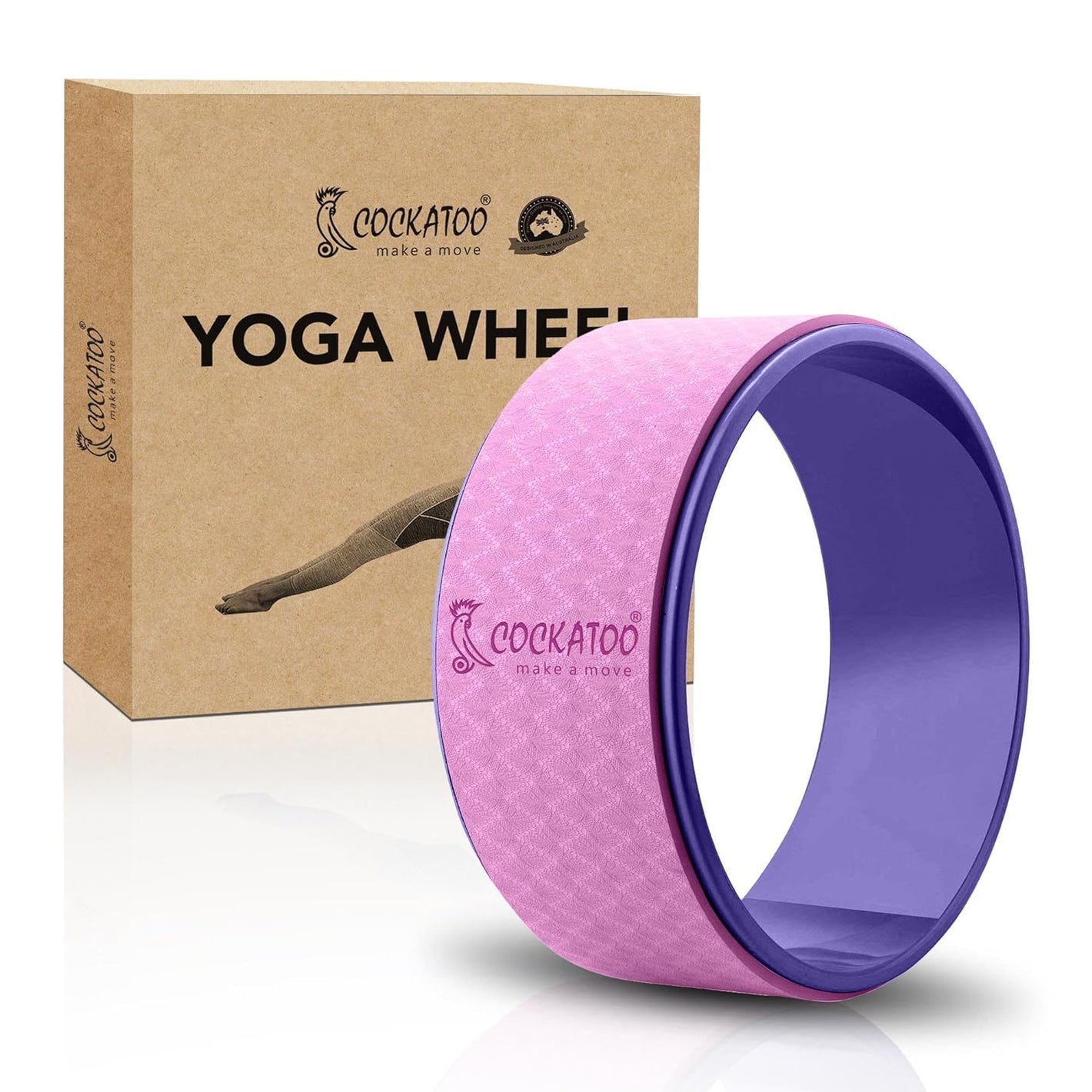 Cockatoo Yoga Wheel l 32 x 13 cms l Ultimate Comfort