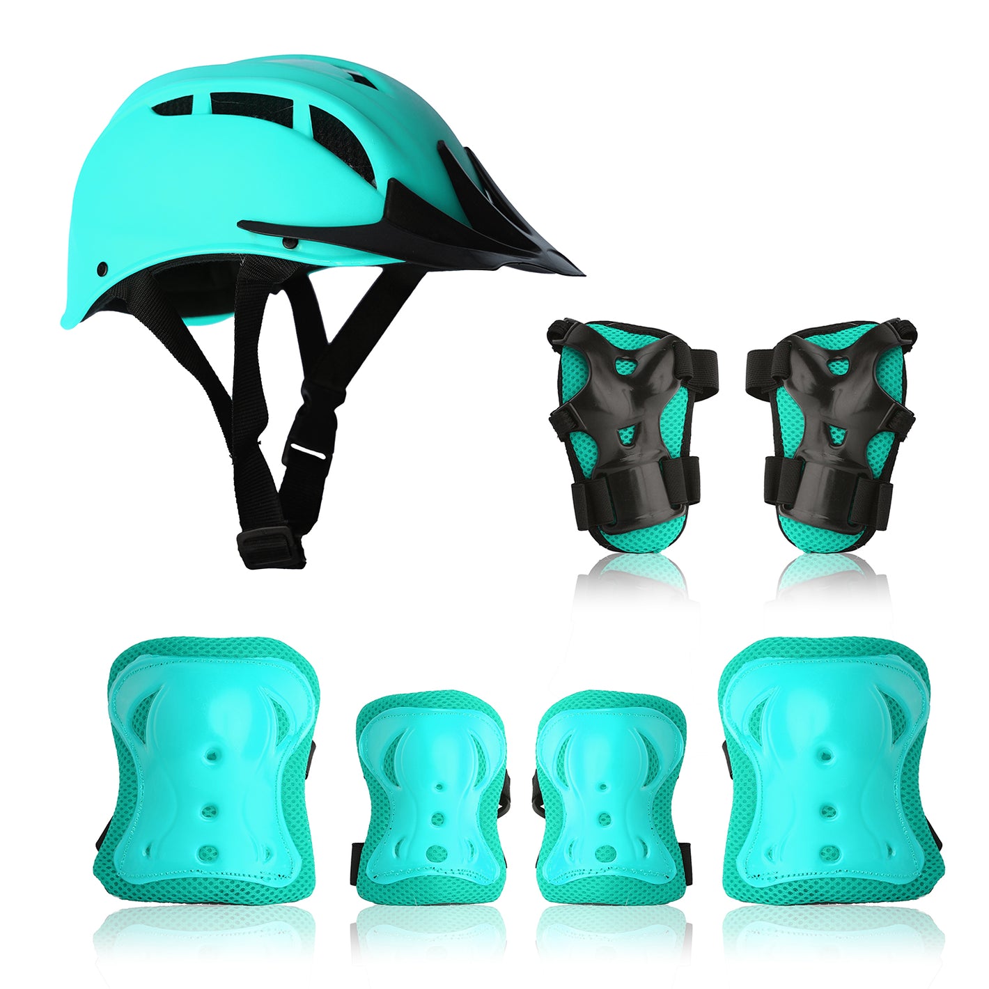 Cockatoo 4 in 1 Protective Set with PVC Helmet, wrist, rlbow and knee guard PE-NE01