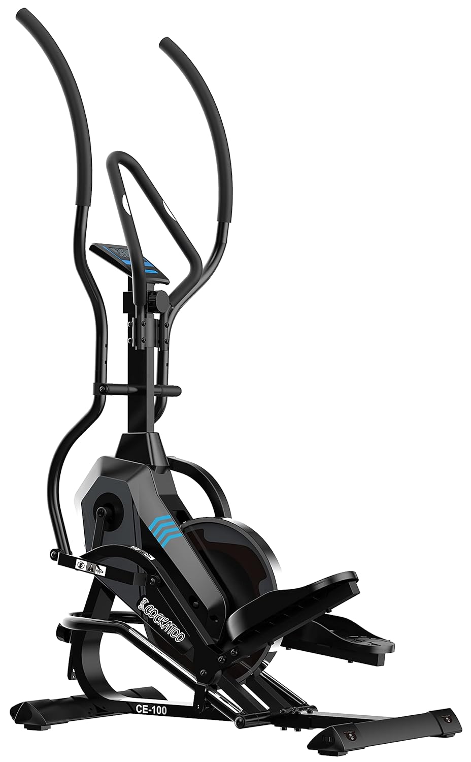 Cockatoo CE 100 Elliptical Climber Cross Trainer + Stepper with 8 kgs flywheel for home use (Free Installation Assistance)