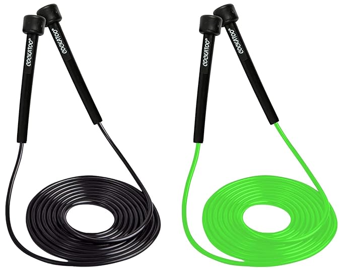 Cockatoo, Skipping Rope; Jump Rope (Black)+Cockatoo, Skipping Rope; Jump Rope (Green)