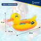 Yellow Duck Swimming Floats, Inflatable Baby Pool Swimming Ring Floats with Double Handle