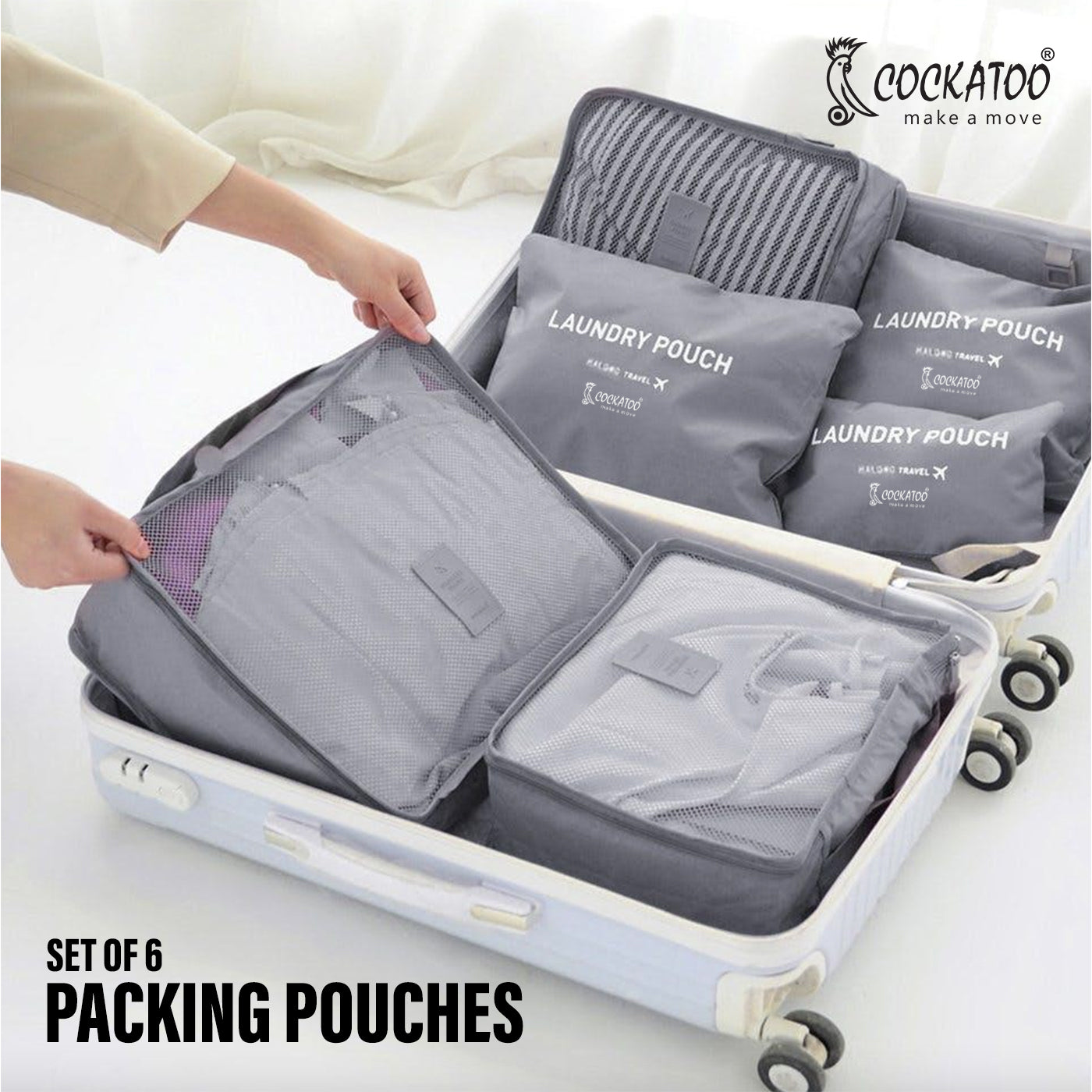 Packing pouches for discount travel