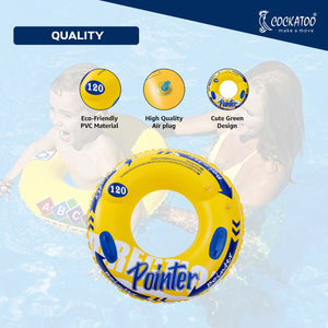 Inflatable PVC Swimming Tube Ring For Kids, Men & Women