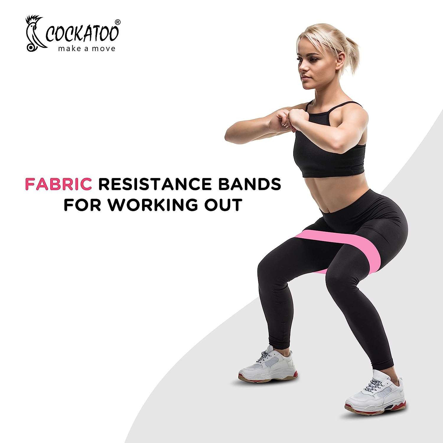 Cockatoo Fabric Resistance Bands for Working Out Exercise Bands Worko