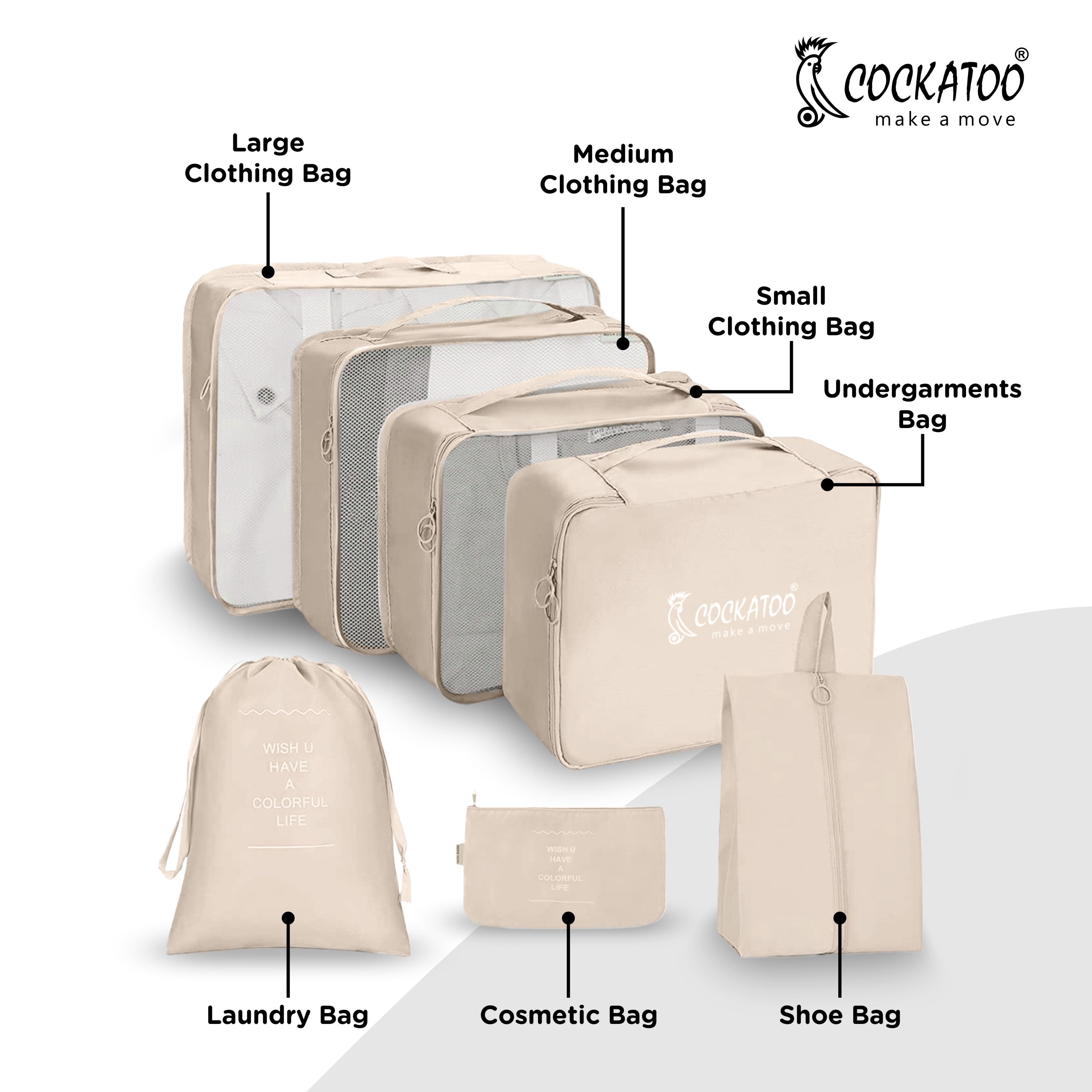 Luggage storage outlet bags