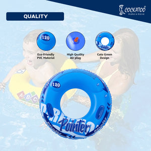 Inflatable PVC Swimming Tube Ring For Kids, Men & Women