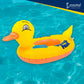 Yellow Duck Swimming Floats, Inflatable Baby Pool Swimming Ring Floats with Double Handle