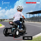 Cockatoo 1E-Cruise Rechargeable Electric Kids Bike, Kids Scooter Bike for 2 to 8 Years Boy Powered by 6V & 4.5 AH Battery for 4.5 Hr to 6Hr Ride, with Bluetooth Music & Other Safety Feature.