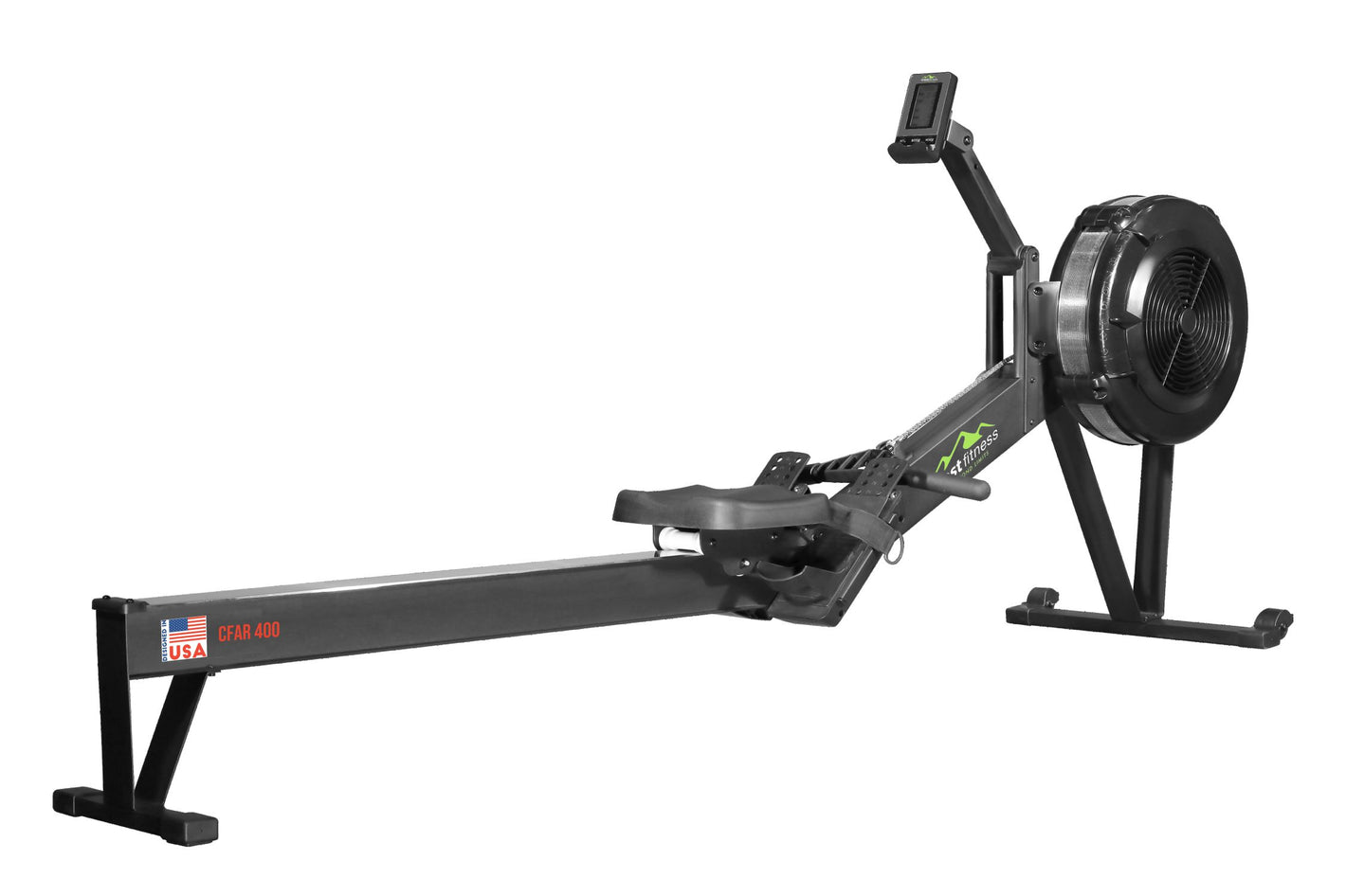 Air Rower (Made in Taiwan) with Aluminium Railing | 2 YEAR WARRANTY