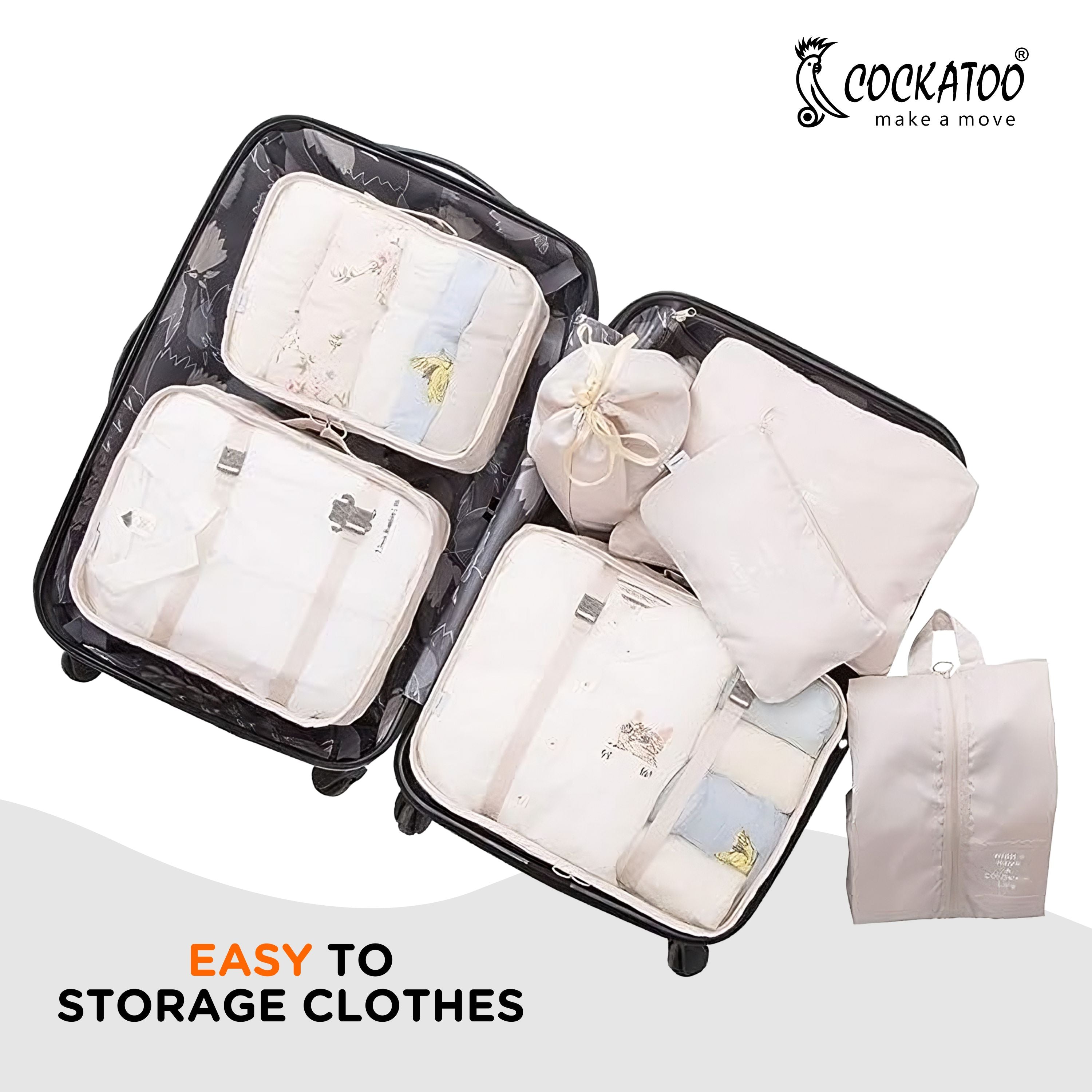 Suitcase storage clearance bags