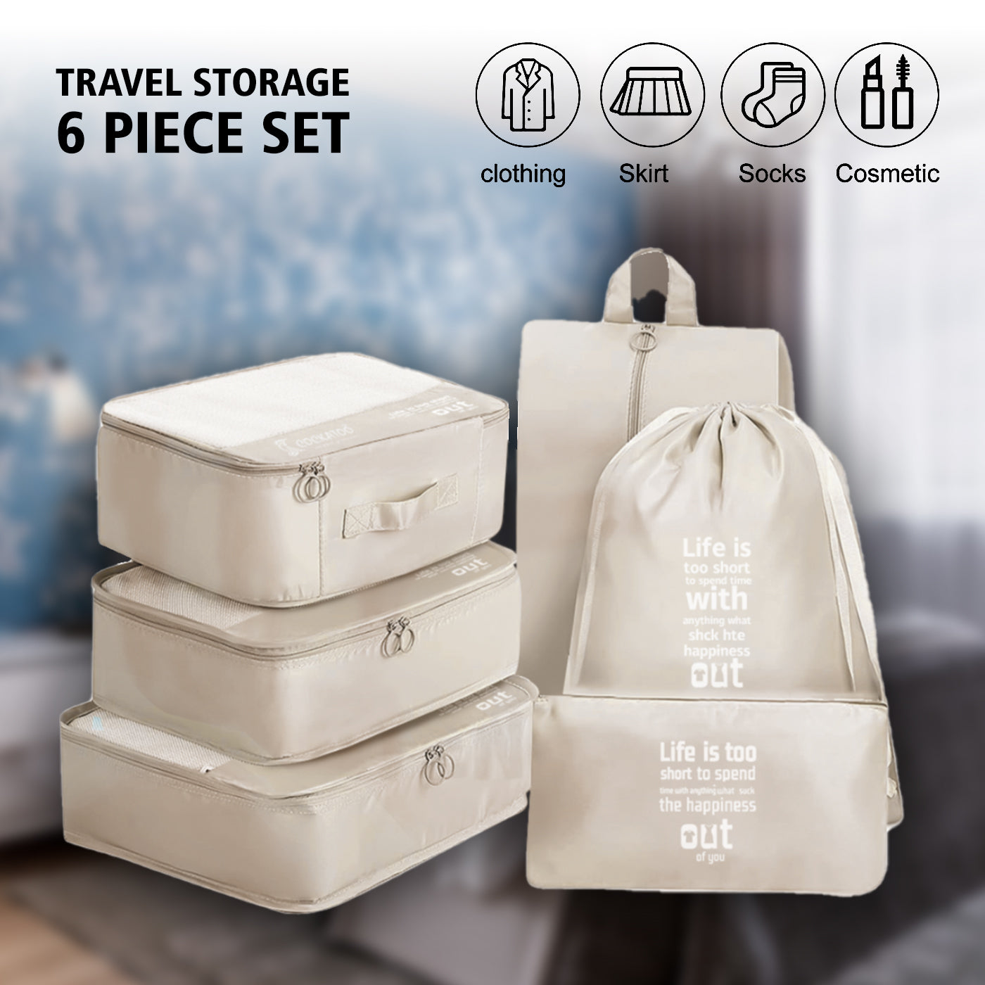 Saiyam Bra Lingerie Travel Bag - Bra Organizer Storage Case