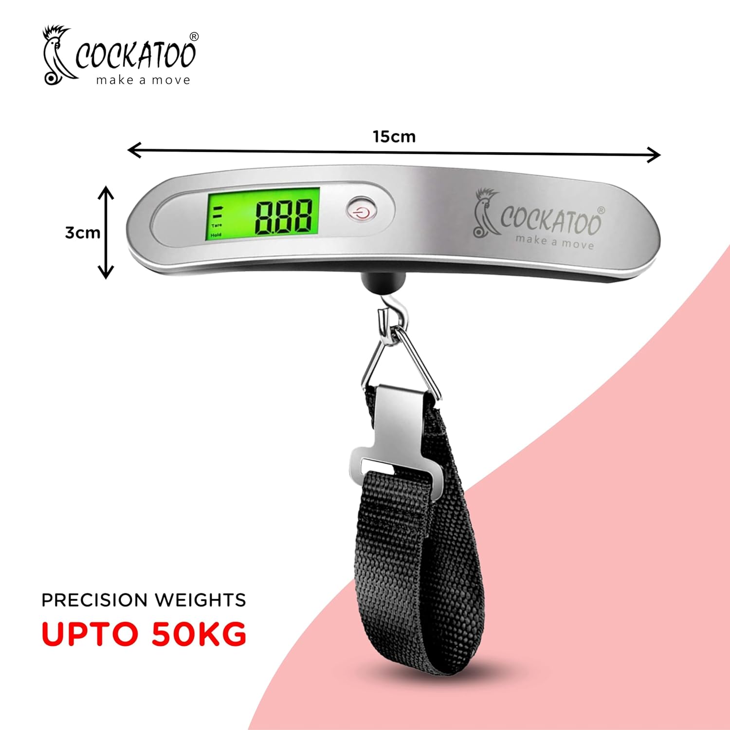 Buy Electronic Portable Fishing Hook Type Digital LED Screen Luggage Weighing  Scale, 50 kg (Pack of 1) Online In India At Discounted Prices