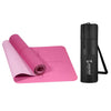 Premium 6 MM TPE Non Slip, Unrolls Flat Always Yoga Mat - Pink