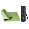 Premium 6 MM TPE Non Slip, Unrolls Flat Always Yoga Mat - Green