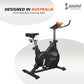 Cockatoo Ride-X 7Kg Fly Wheel Spin Bike, Exercise Cycle For Home With Adjustable Resistance & Heart Rate Sensor for Gym Cycle For Home Workout|Max Weight Capacity: 120 kg