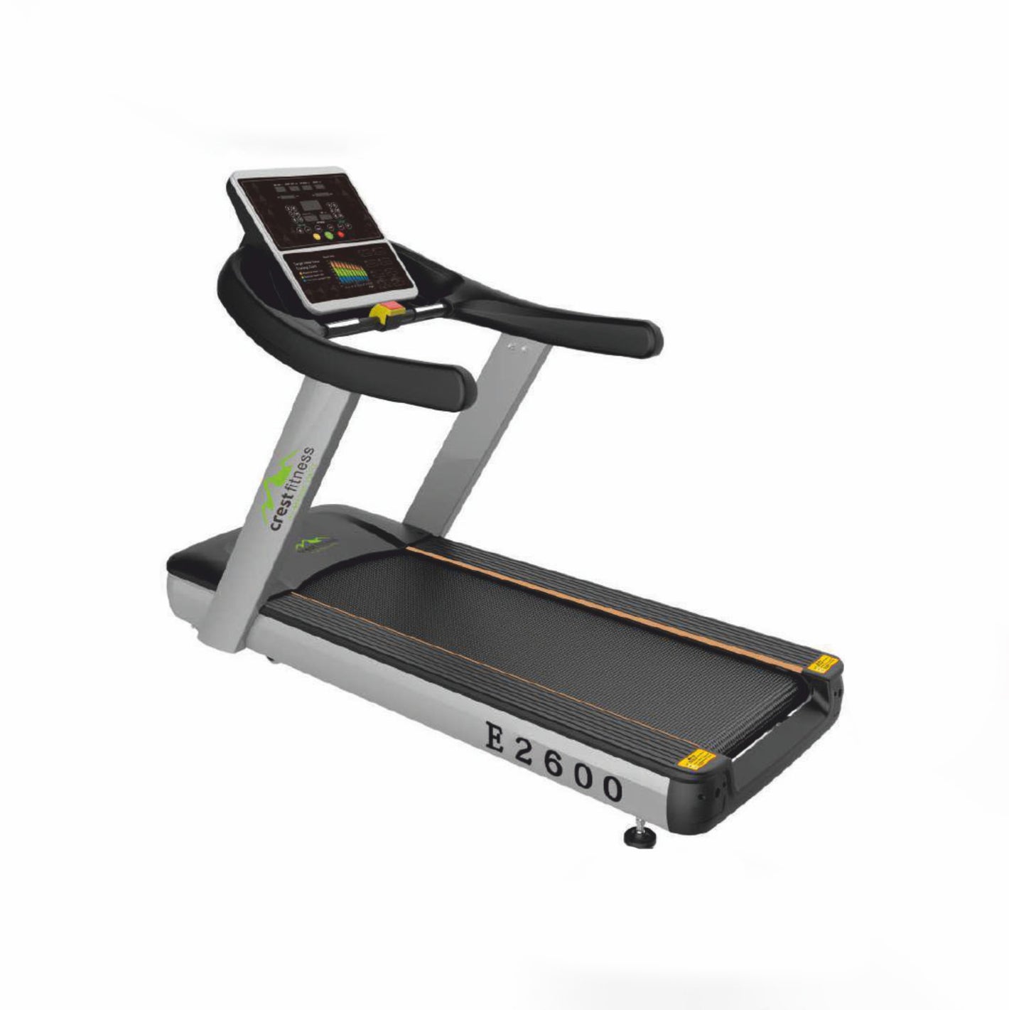 CFT 2600 Commercial Treadmill | 8 HP Peak AC Motor | 1-20 Km/h Speed