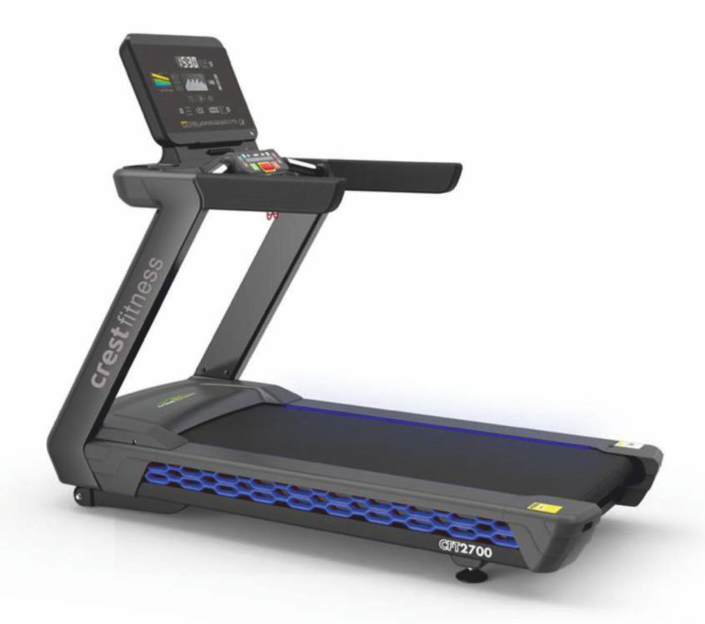 CFT 2700 Commercial Treadmill | 8 HP Peak AC Motor | 5" LED Display