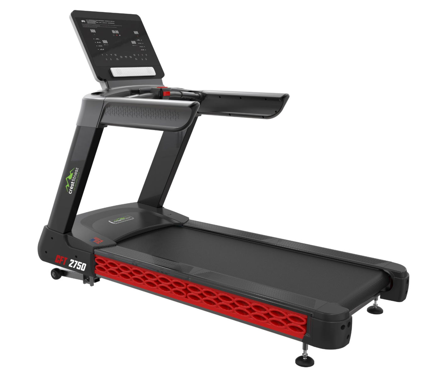 CFT 2750 Commercial Treadmill | 10 HP Peak AC Motor | 1-20% Speed